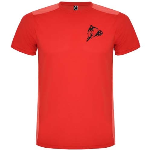 Detroit sportowa koszulka unisex z krótkim rękawem 130 g/m²
