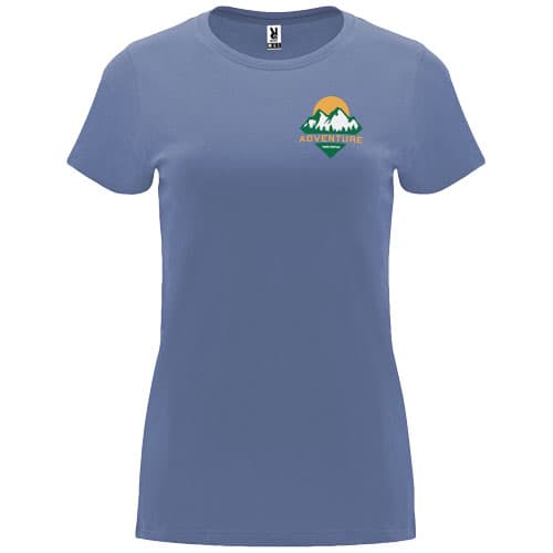Capri koszulka damska z krótkim rękawem 170 g/m²