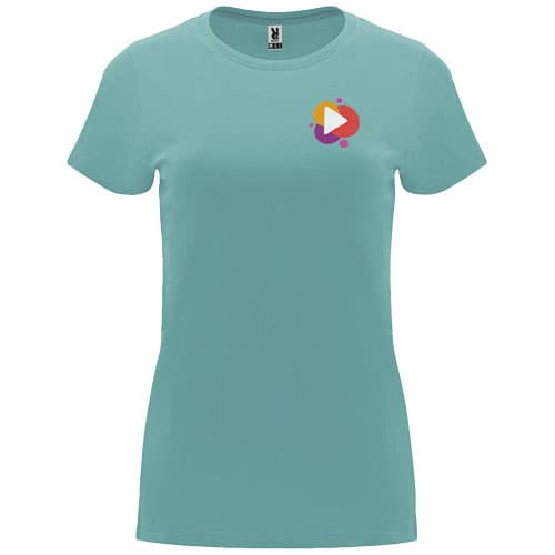 Capri koszulka damska z krótkim rękawem 170 g/m²