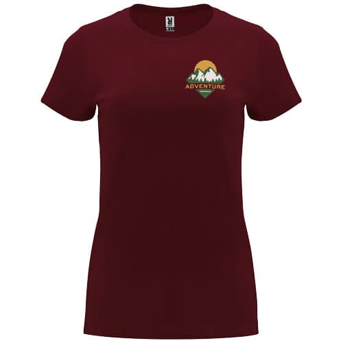 Capri koszulka damska z krótkim rękawem 170 g/m²