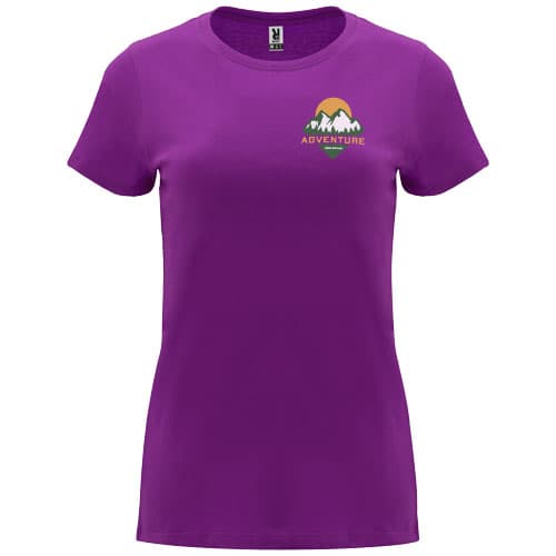 Capri koszulka damska z krótkim rękawem 170 g/m²