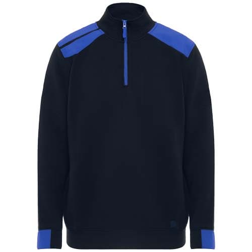 Maverick 280 g/m2 męski sweter z zamkiem błyskawicznym do połowy długości
