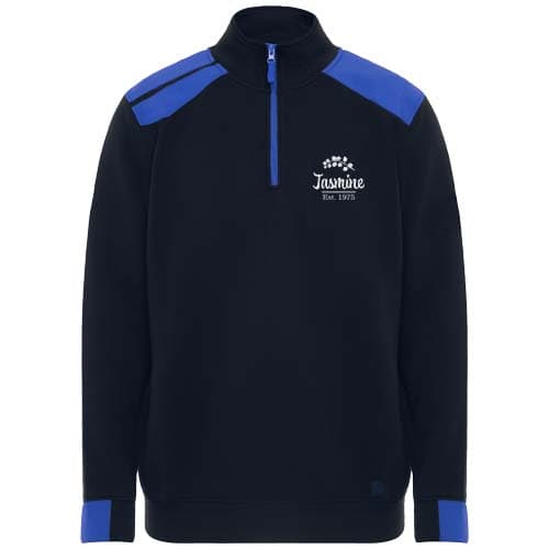 Maverick 280 g/m2 męski sweter z zamkiem błyskawicznym do połowy długości