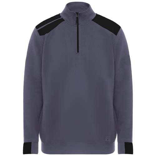 Maverick 280 g/m2 męski sweter z zamkiem błyskawicznym do połowy długości