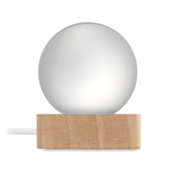 LIGHT Szklana kula LED