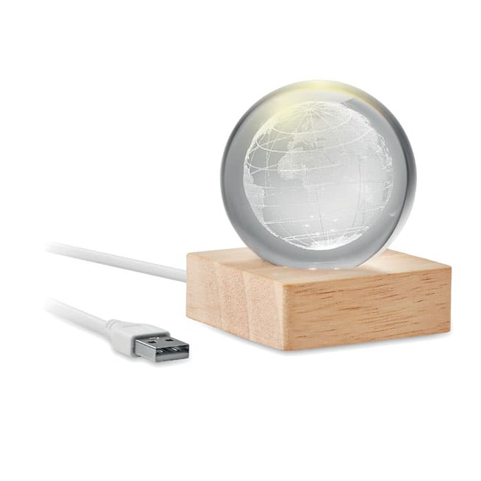 GLOBE LIGHT Szklana kula LED