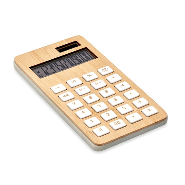 CALCUBIM 12-cyfrowy kalkulator, bambus