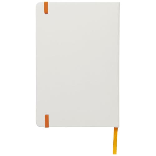 Biały notes A5 Spectrum z kolorowym paskiem