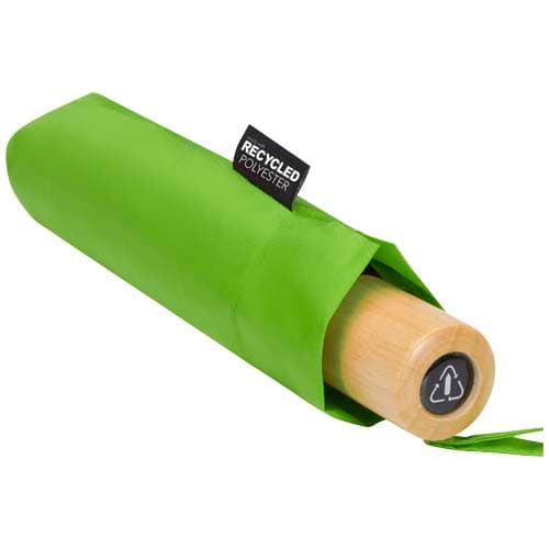 Składany wiatroodporny parasol 51 cm z PET z recyklingu Birgit