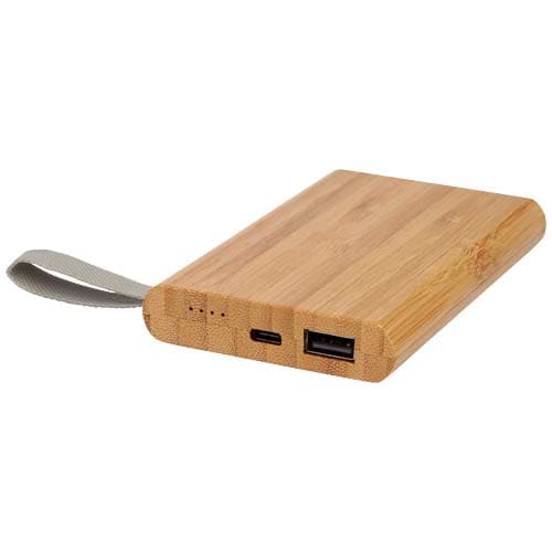 Powerbank Tulda o pojemności 5 000 mAh wykonany z bambusa