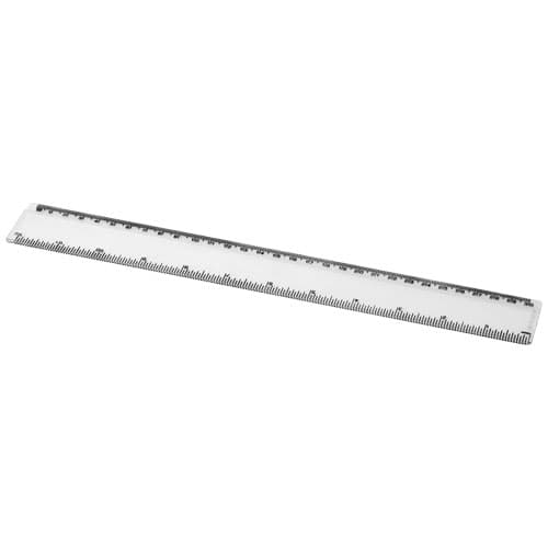 Linijka Renzo o długości 30 cm wykonana z tworzywa sztucznego