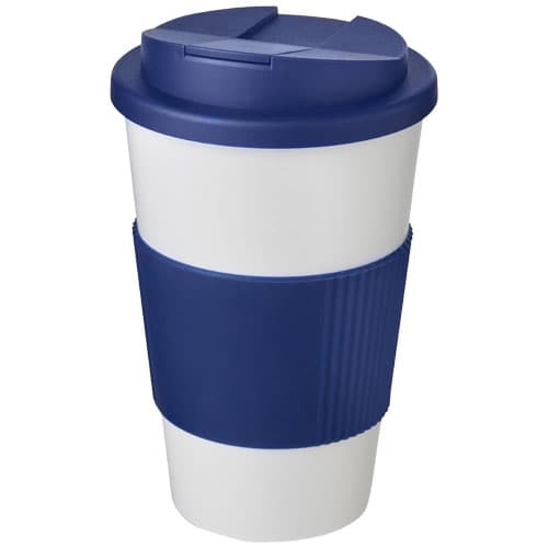 Kubek Americano® 350 ml z uchwytem i pokrywką chroniącą przed rozlaniem