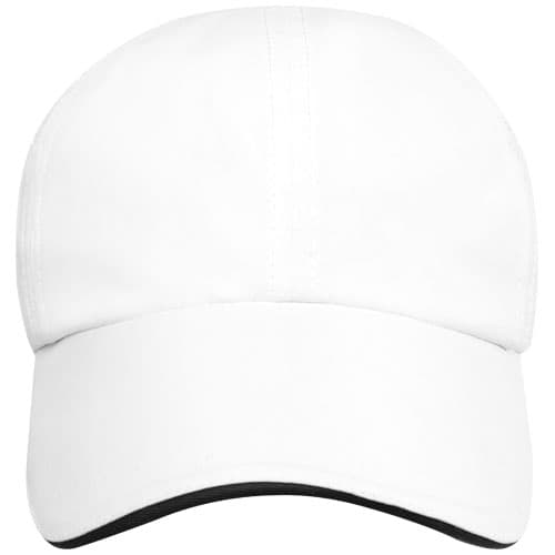 Morion dwukolorowa 6 panelowa czapka GRS z recyklingu o młodzieżowym kroju 110 g/m²