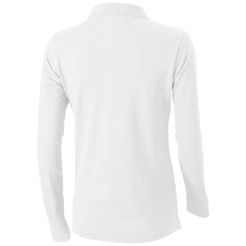Damskie polo Calgary z długim rękawem 180 g/m²