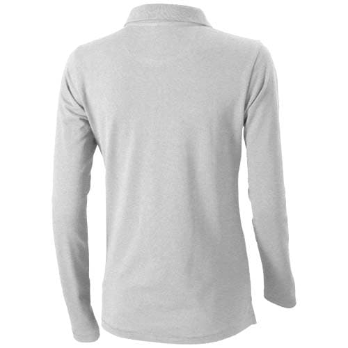 Damskie polo Calgary z długim rękawem 180 g/m²