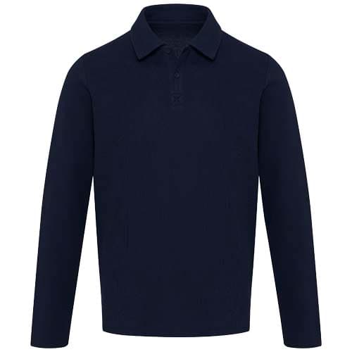 Apollo koszulka polo z długim rękawem, uniseks 245 g/m²