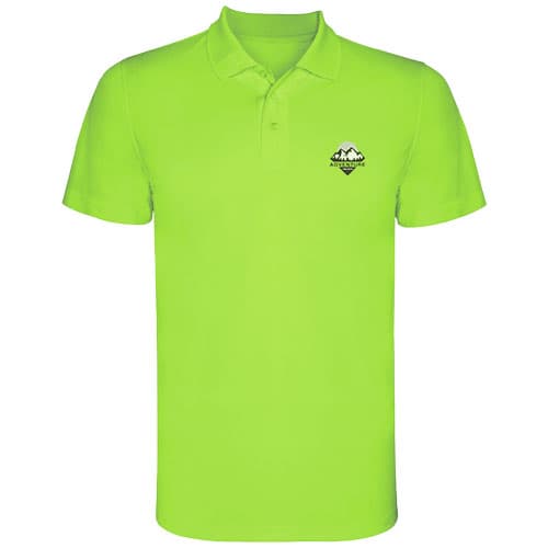 Monzha sportowa koszulka dziecięca polo z krótkim rękawem 150 g/m²