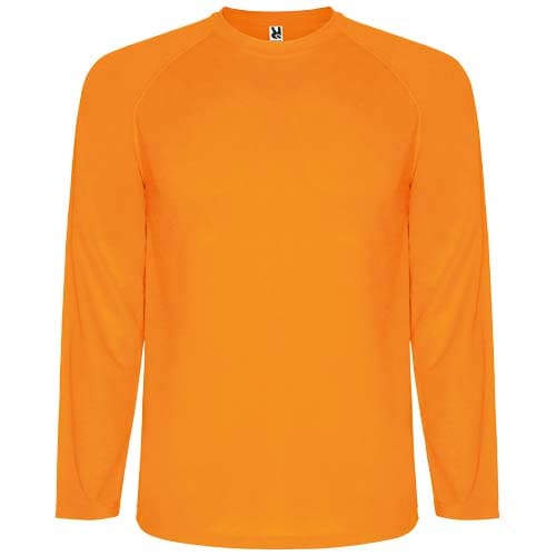 Dziecięca koszulka sportowa Montecarlo z długim rękawem 150 g/m²