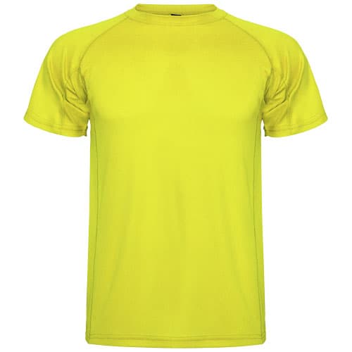 Montecarlo sportowa koszulka dziecięca z krótkim rękawem 150 g/m²