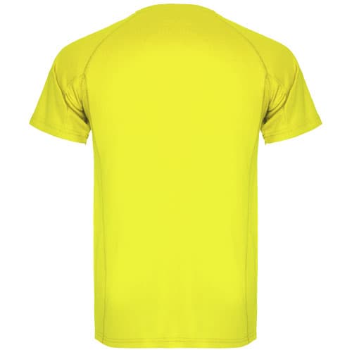 Montecarlo sportowa koszulka dziecięca z krótkim rękawem 150 g/m²